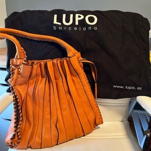 Lupo Barcelona leather burnt orange